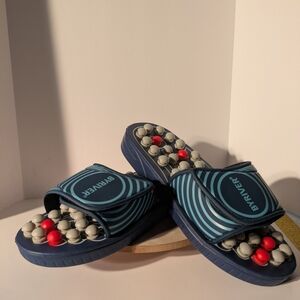 Navy Blue Acupressure Massage Sandals